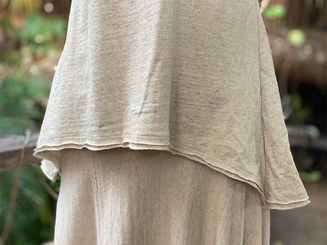 asana ヘンプコットン 厚手 NEW ウイングTee・きなり