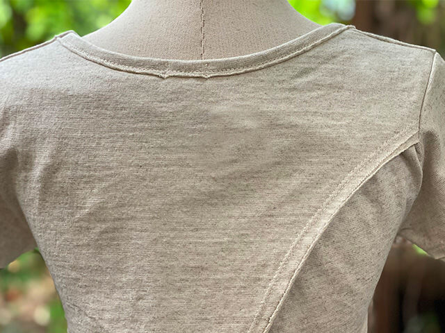 asana ヘンプコットン 厚手 NEW ウイングTee・きなり