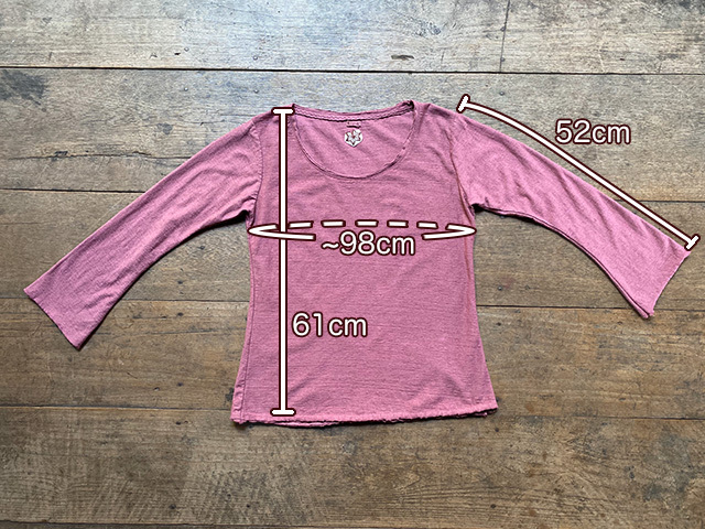 asana ヘンプコットン フレアースリーブ