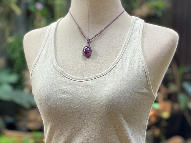 asana ヘンプコットン 薄手 インナー タンクトップ・きなり