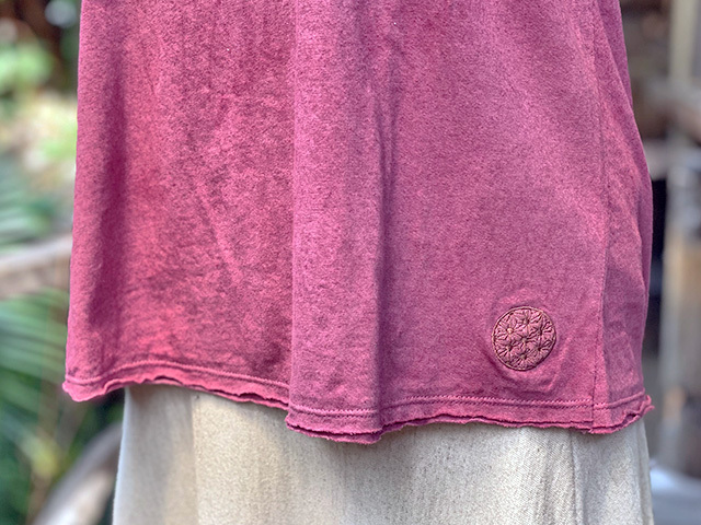 asana ヘンプコットン 薄手 キャミソール・草木染め