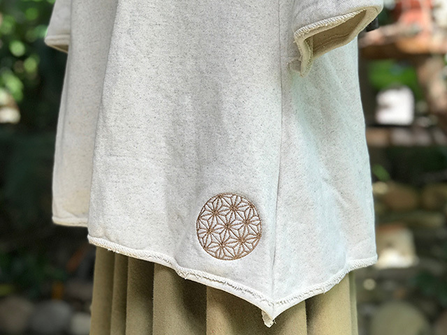 asana ヘンプコットン ふかふか チュニック・草木染め【パヤカ