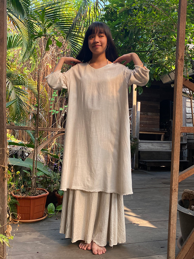 パヤカ payaka HEMP100% 手織り テロテロ チュニック 楽天市場】ヘンプ100% 手織り テロテロ 手縫い チュニック