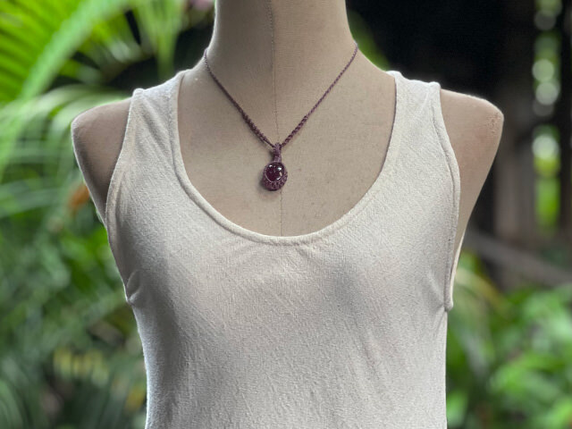 asana HEMP100% テロテロ バイアス タンクトップ・きなり