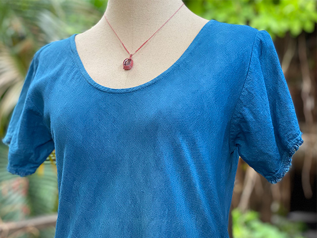 asana HEMP100% テロテロ バイアス Tee・草木染め