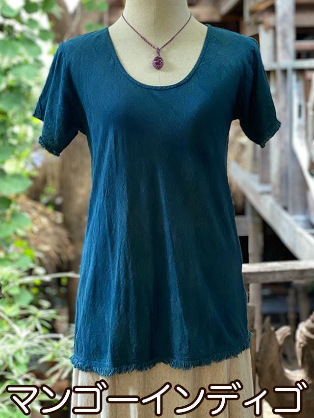 asana HEMP100% テロテロ バイアス Tee・草木染め【パヤカ オンライン