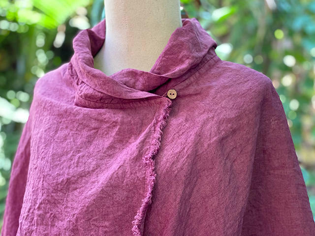 hemp wool ポンチョ &pal（アンドパル）2024AW crochet poncho クロシェポンチョ