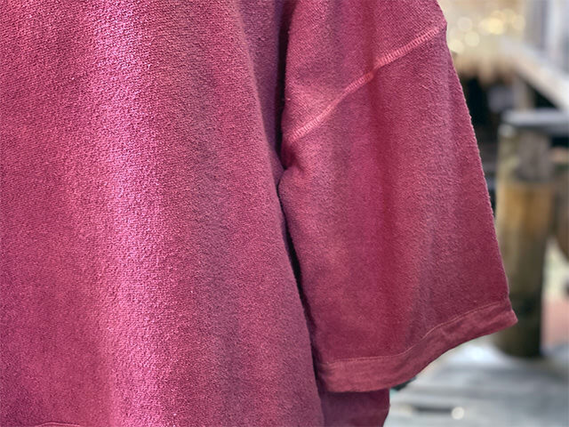 asana ヘンプコットン あったか スウェット ブラウス・草木染め