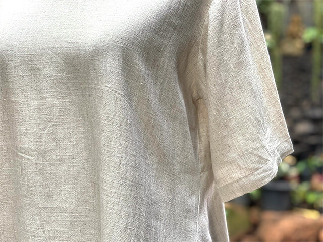 【新品】PAYAKA HEMP100% テロテロ カットソー・きなり asana HEMP100% テロテロ 切り替え カットソー・きなり【パヤカ