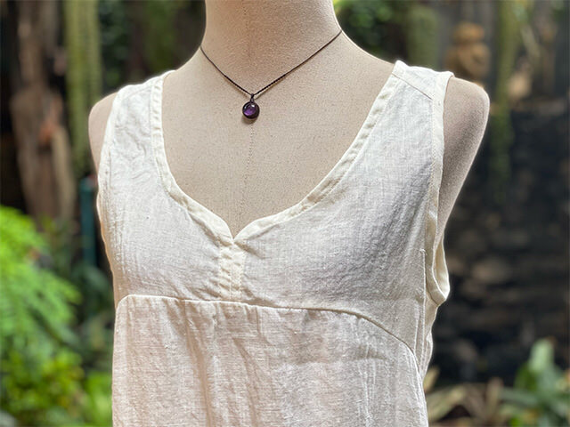 asana HEMP100% ガーゼ タンクトップ・きなり