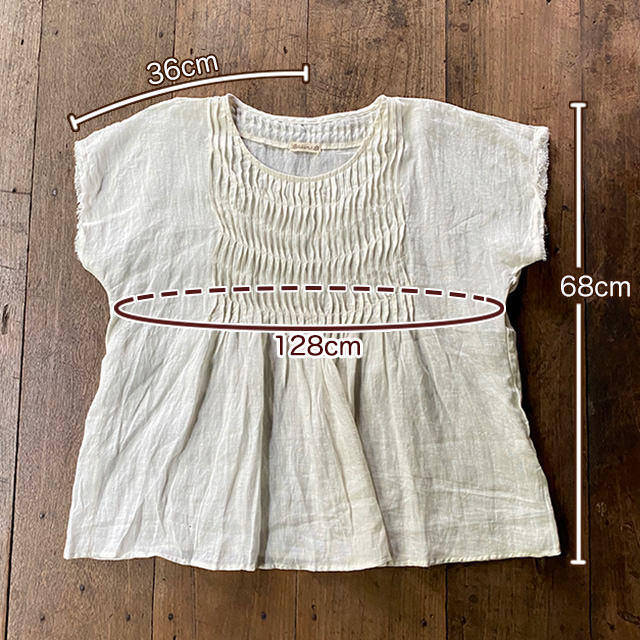 asana ヘンプコットン テロテロ カシュクール タンクトップ・きなり