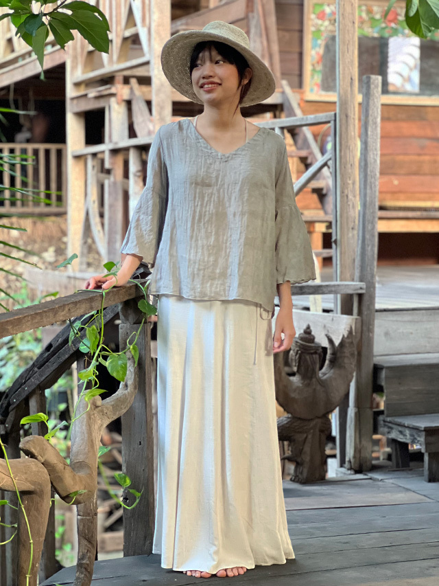 ヨーガンレール・草木染めブラウス ヨーガンレール 草木染ブラウス