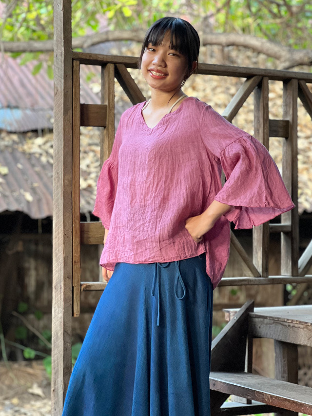 うさとの肌ごろも○全種3点○草木染め・手織り○麻ヘンプ・綿