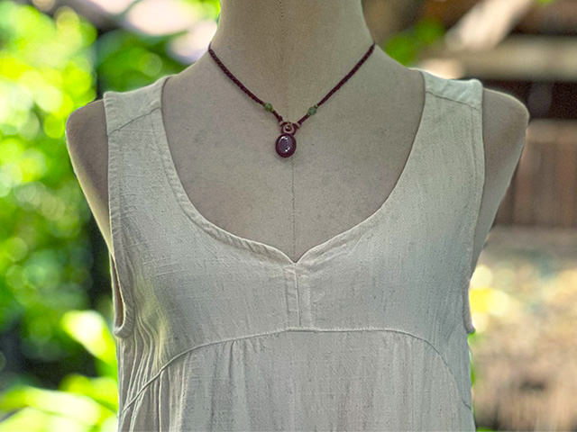 asana HEMP100% テロテロ タンクトップ・きなり