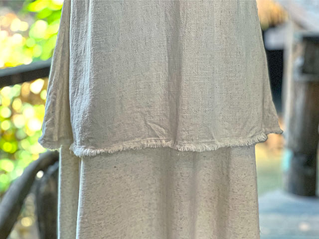 asana HEMP100% テロテロ タンクトップ・きなり