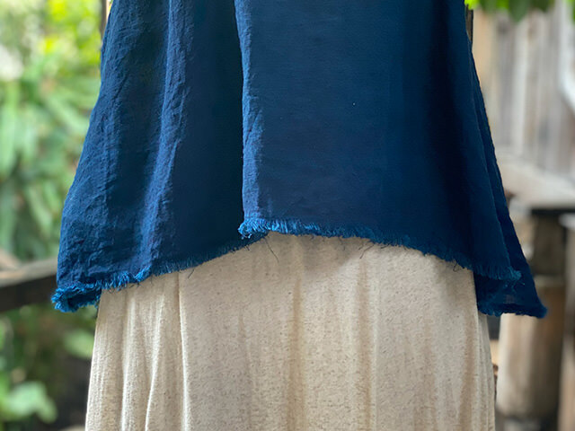 asana HEMP100% キャミ タンクトップ・草木染め