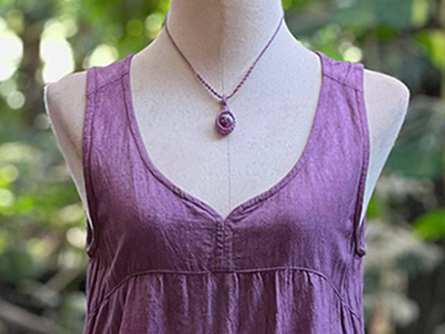 asana HEMP100% タンクトップ・草木染め