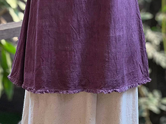 asana HEMP100% タンクトップ・草木染め