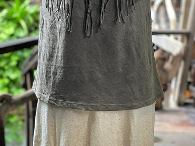 asana ヘンプコットン 薄手 インディアン タンク・草木染め
