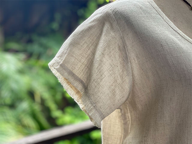 asana HEMP100% テロテロ ゆったり Tee・きなり