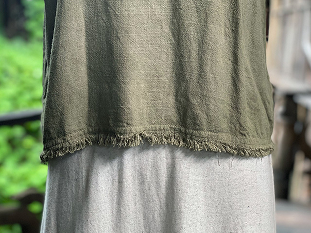 asana HEMP100% テロテロ ゆったり Tee・きなり