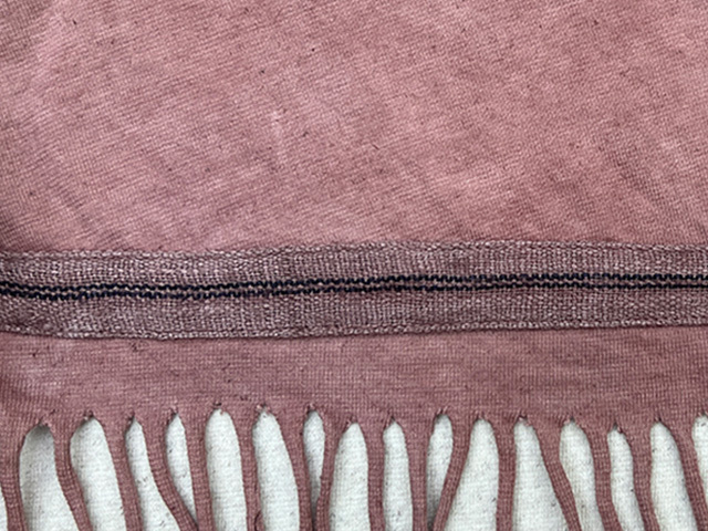 asana ヘンプコットン 厚手 インディアン ベスト・草木染め【パヤカ