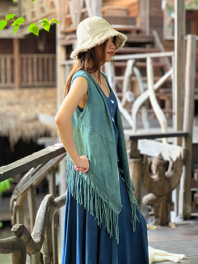 パヤカpayaka ✨美品ヘンプコットンカショクール風フレアー