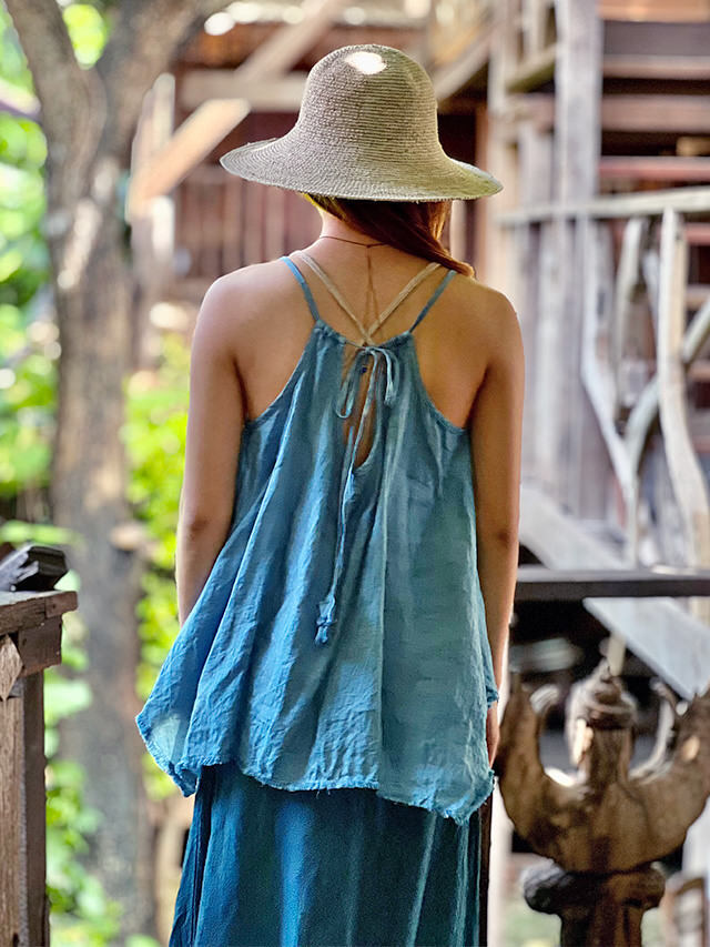 アトリエgg ブルーパライソ(ローラキャミソール) A 新品】アトリエgg キャミソール アトリエgg ブルーパライソ(ローラ