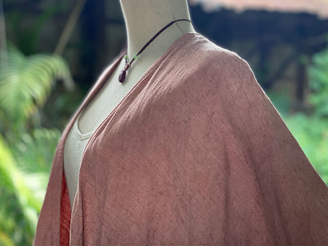 asana HEMP100% 羽織・きなり