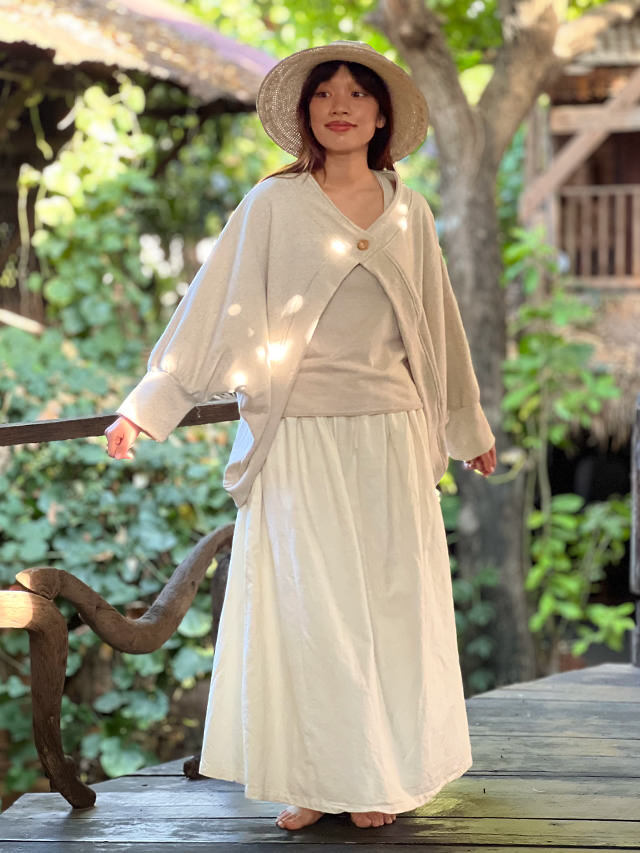 payaka asana ヘンプコットン 厚手カシュクール ロング カーディガン asana ヘンプコットン 厚手 カシュクール ロング カーディガン