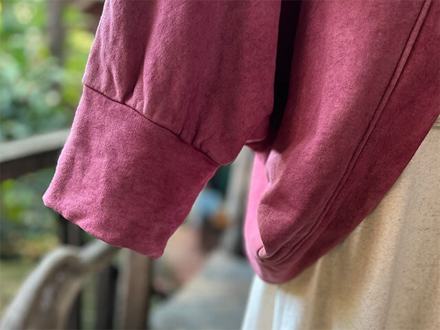 asana ヘンプコットン ふかふか カーディガン・草木染め