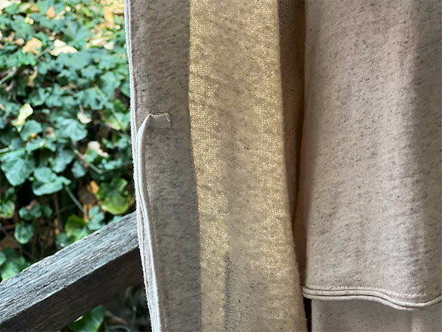 asana ヘンプコットン ふかふか ジャケット・きなり