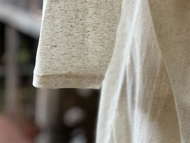 asana ヘンプコットン テロテロ カーディガン・きなり