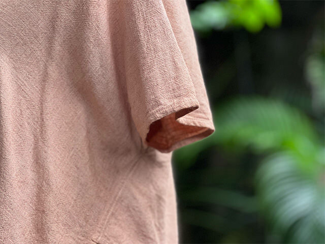 asana HEMP100% クロス TEE・草木染め