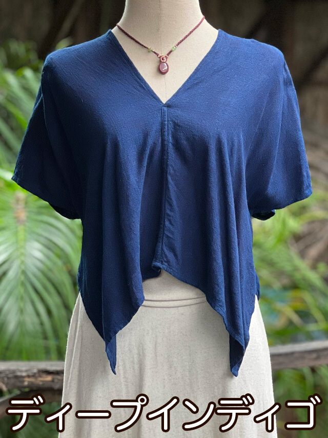 asana HEMP100% テロテロ クロス TEE・草木染め【パヤカ