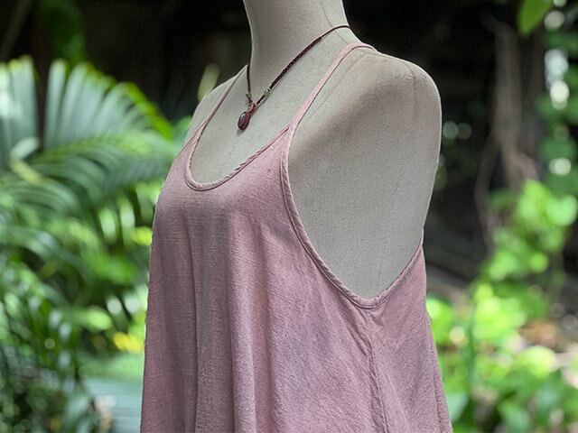 asana HEMP100% テロテロ キャミタンク・草木染め