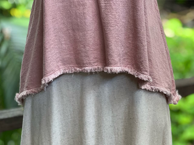 asana HEMP100% テロテロ キャミタンク・草木染め