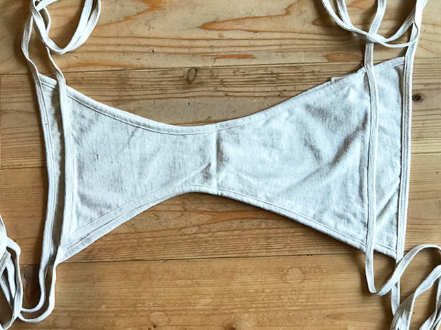 asana ヘンプコットン 端切れショーツ・きなり