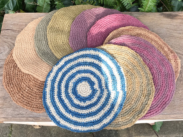 asana HEMP WOOL ベレー帽・草木染め【パヤカ オンラインショップ】