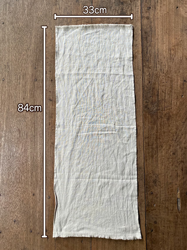 asana HEMP100% 手ぬぐい・きなり