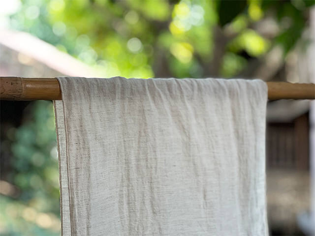 asana 麻100% 薄手 手ぬぐい・きなり