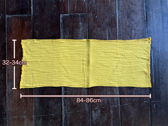 麻100% ガーゼ 手ぬぐい・草木染め
