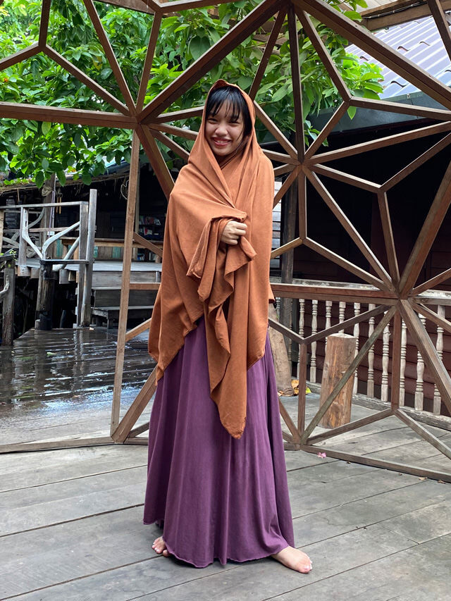 asana ヘンプコットン 薄手 大判ショール・草木染め【パヤカ  