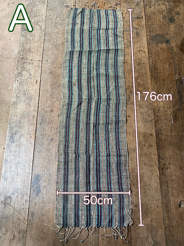 HEMP100% 手織り布