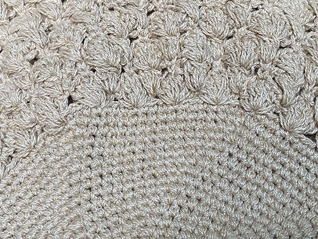 asana HEMP100% 手編み 巾着バック