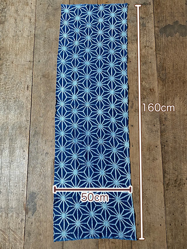 新品】プリーツショールヘンプ麻モン族手仕事麻手染めチェンマイ