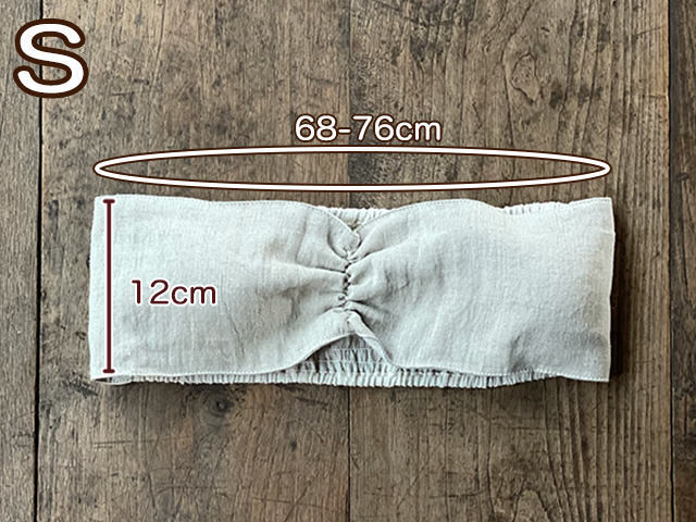 asana HEMP100% NEW パット入り チューブトップ・きなり