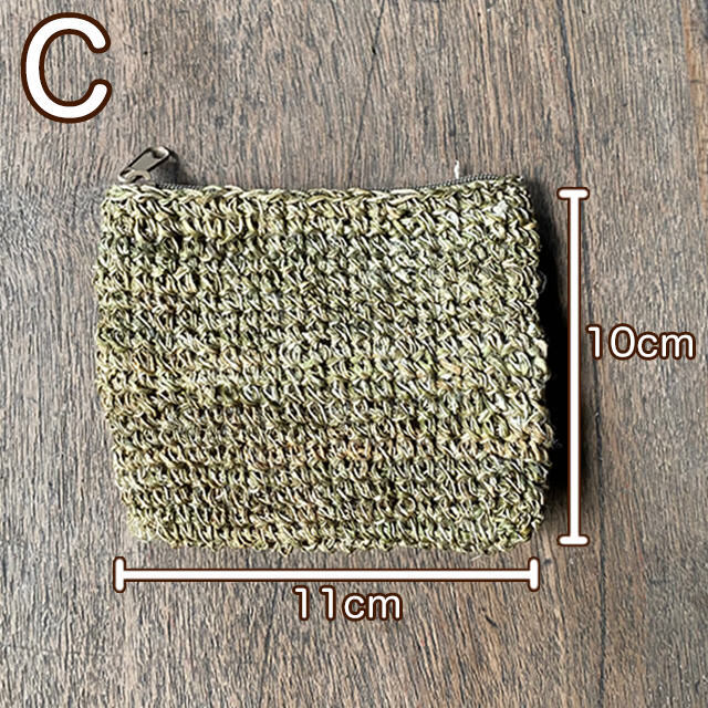 asana HEMP100% ワイルド ヘンプ ポーチ