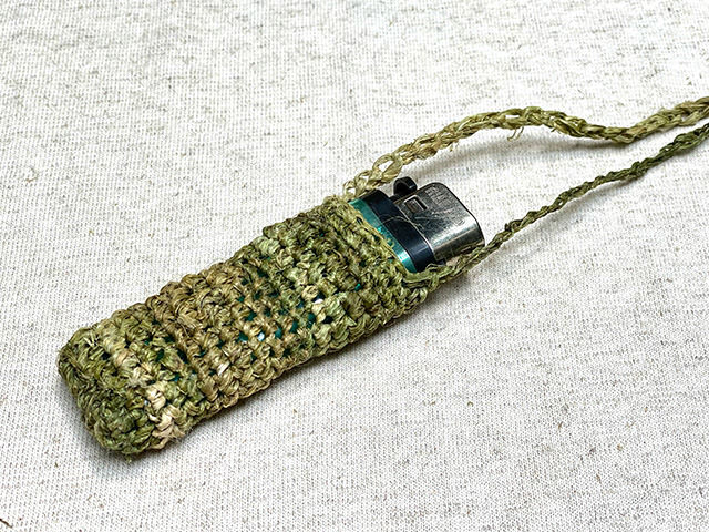 asana HEMP100% 精麻 ライターケース