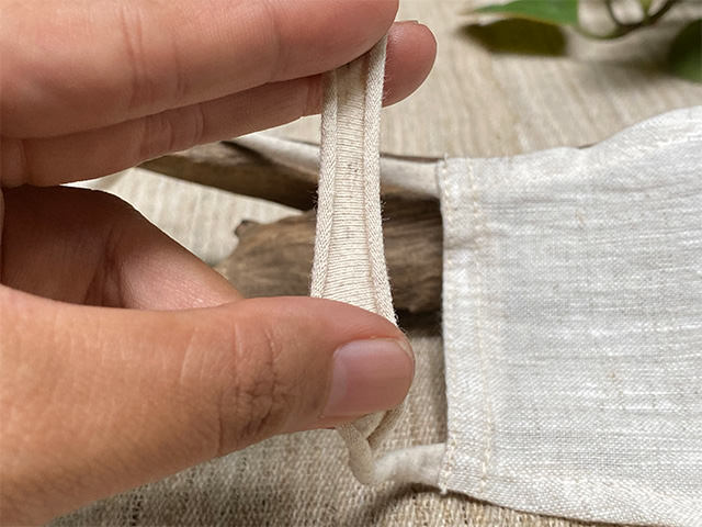 asana HEMP100% NEW シングル 布マスク・きなり